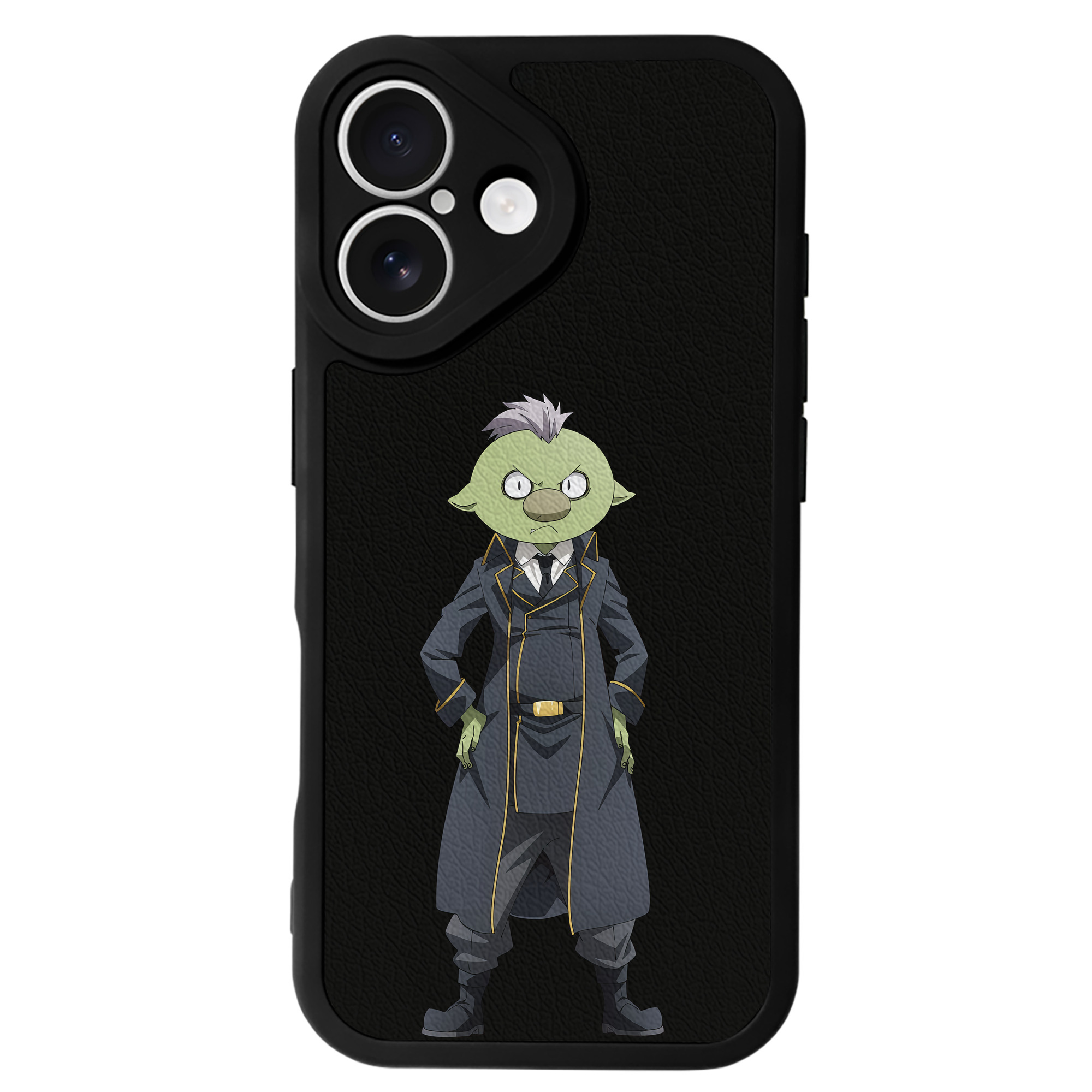 （画像用） 転スラ Regarding Reincarnated to Slime 【iPhone 16シリーズ対応】シリコンスマホケース（レザー調） 材質：シリコン